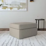 Sky Fabric Ottoman - Image 3
