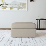 Sky Fabric Ottoman - Image 6