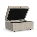 Sky Fabric Storage Ottoman - Image 13