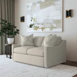Sky Fabric Loveseat - Image 3