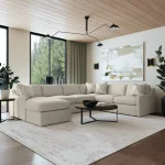 Sky Fabric Sectional - Image 3