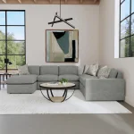 Sky Fabric Sectional - Image 7