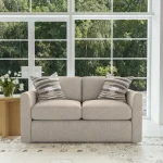 Sky Fabric Loveseat - Image 8