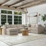 Sky Fabric Sectional - Image 8