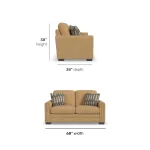 Rudy Fabric Loveseat - Image 6