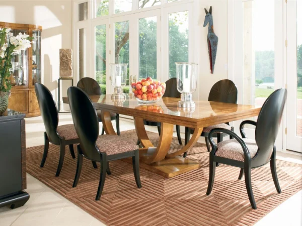 55H-303 - Omni Large Rectangular Dining Table (Cluster Maple) - Sable - Image 5