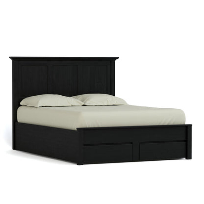 Revere Storage Bed - Queen / 809 Ebony