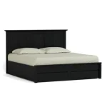 Revere Storage Bed - King / 809 Ebony