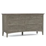 Revere Seven-Drawer Dresser - 803 Bluff / 09 Nickel Oval Knob