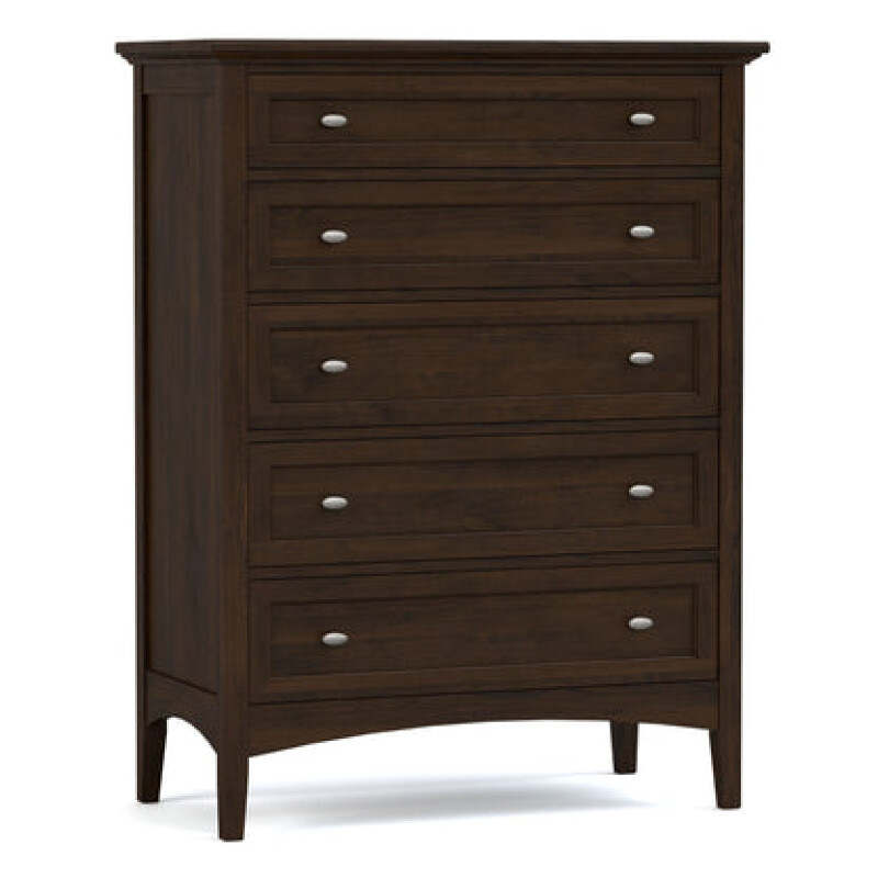 Revere Tall Chest - 800 Clay / 09 Nickel Oval Knob