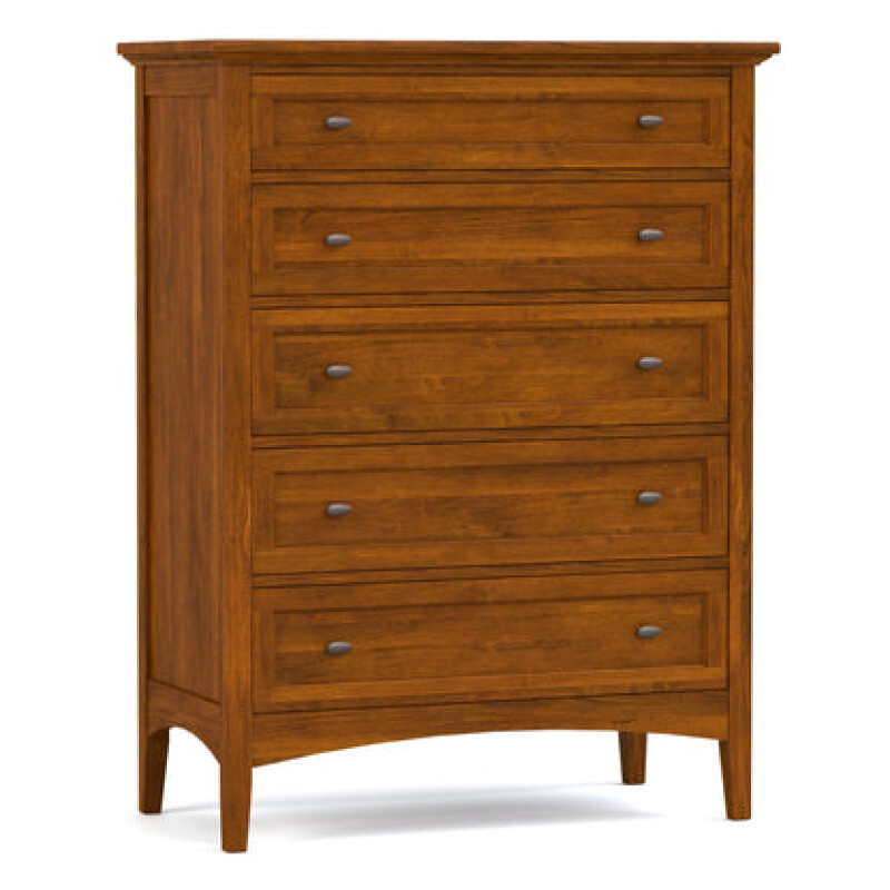 Revere Tall Chest - 807 Harvest / 08 Bronze Oval Knob