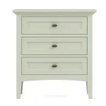 Revere Three-Drawer Nightstand - 804 Ember / 09 Nickel Oval Knob - Image 11