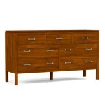 Dwyer Seven-Drawer Dresser - 805 Dune / 04 Bronze Square Pull - Image 4