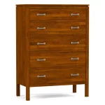 Dwyer Tall Chest - 801 Coast / 05 Nickel Square Pull - Image 4