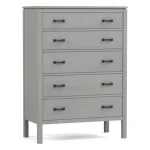Dwyer Tall Chest - 802 Bay / 05 Nickel Square Pull - Image 14