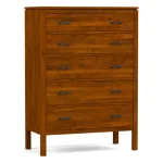 Dwyer Tall Chest - 802 Bay / 05 Nickel Square Pull - Image 13