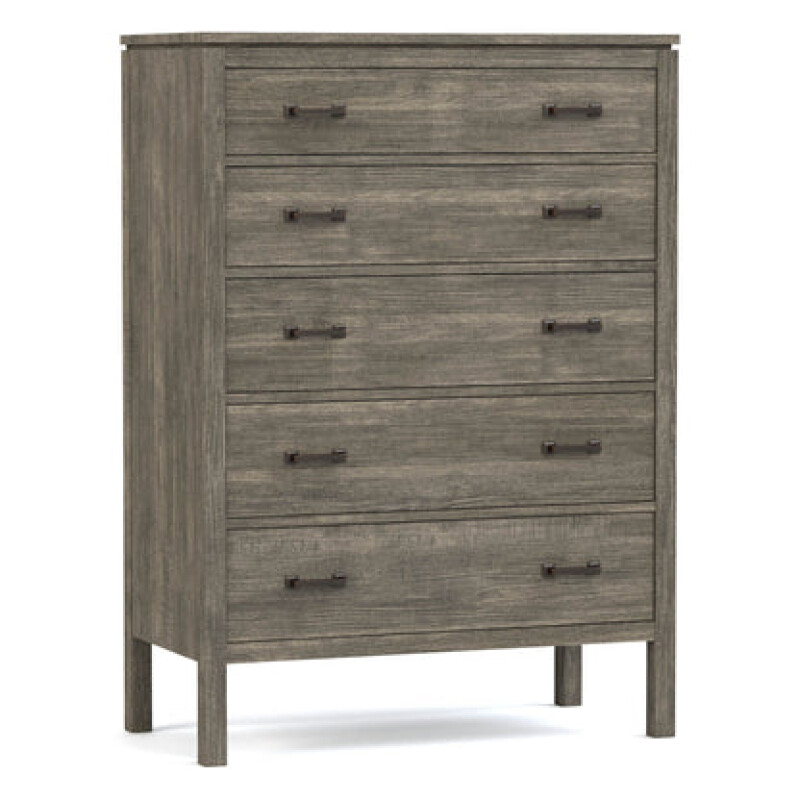 Dwyer Tall Chest - 803 Bluff / 04 Bronze Square Pull