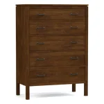 Dwyer Tall Chest - 803 Bluff / 04 Bronze Square Pull - Image 19