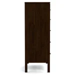 Dwyer Tall Chest - 803 Bluff / 04 Bronze Square Pull - Image 11