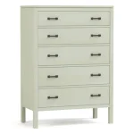Dwyer Tall Chest - 803 Bluff / 05 Nickel Square Pull - Image 16