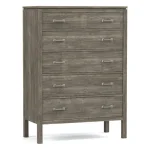 Dwyer Tall Chest - 805 Dune / 04 Bronze Square Pull - Image 8