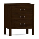 Dwyer Three-Drawer Nightstand - 807 Harvest / 05 Nickel Square Pull - Image 11