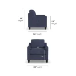 Drew Fabric Chair - Image 6