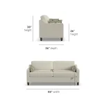 Drew Fabric Sofa - Image 6