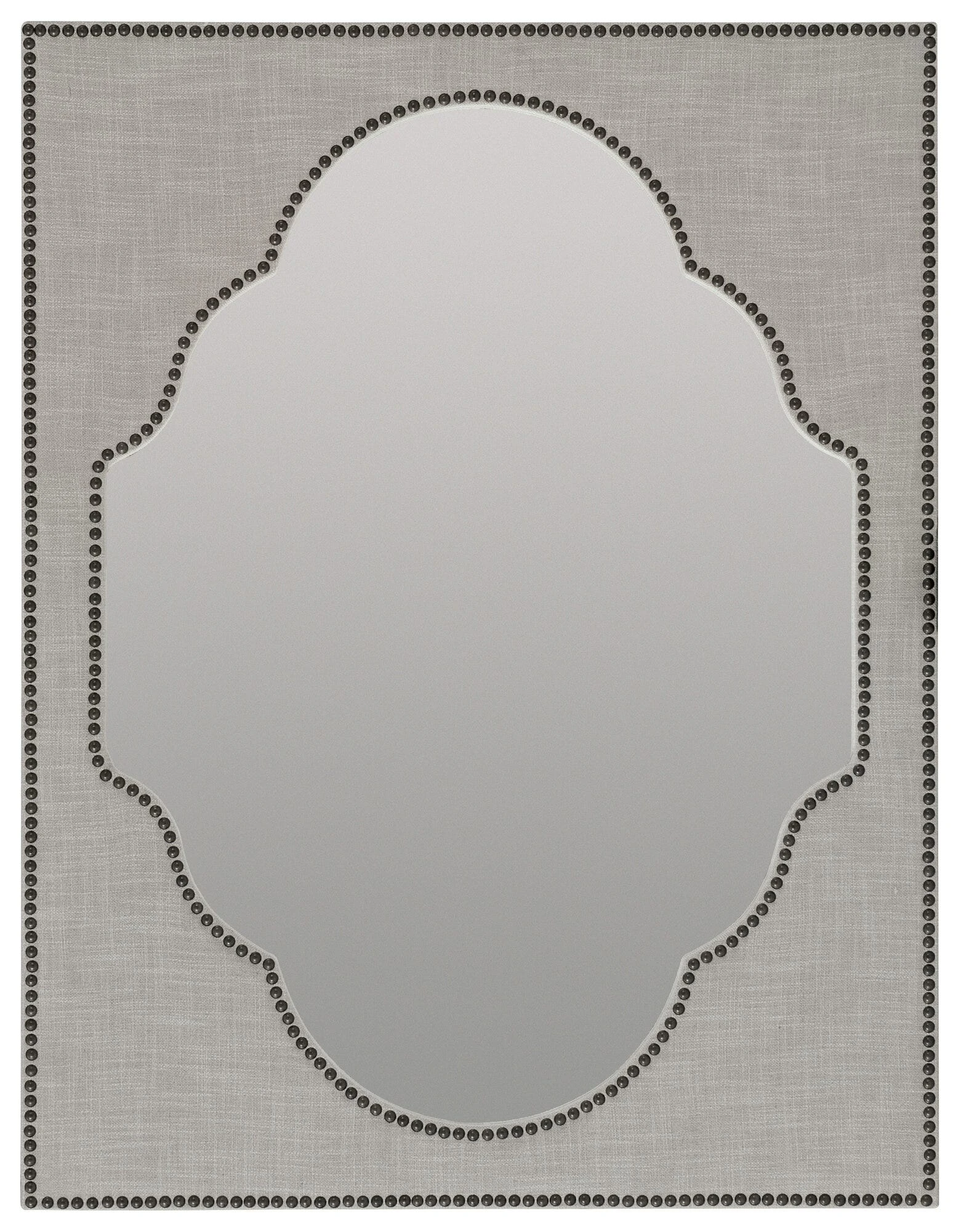 Boheme Nourmand Linen Wrapped Mirror
