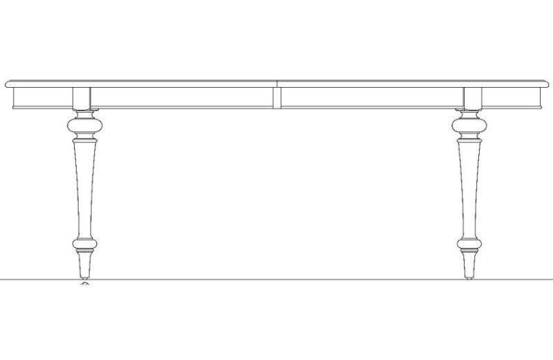 Celeste Famille Oval Dining Table