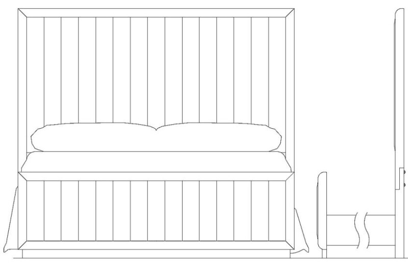 Leyton 5/0 Sydney Upholstered Bed-honey - Complete