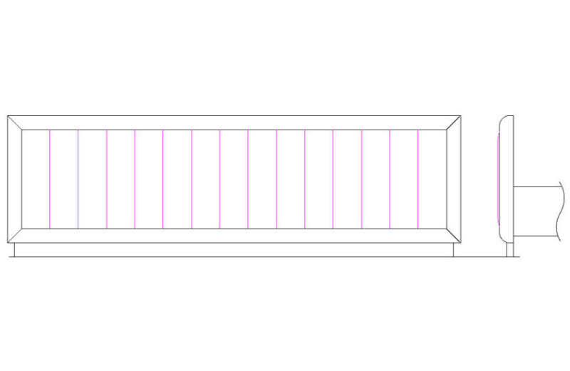 Leyton 5/0 Sydney Upholstered Bed Ftbd W/rail+slat-auburn