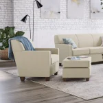 Nora Fabric Ottoman - Image 11