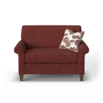 Westside Fabric Chair and a Half - Image 7