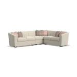 Jewel Fabric Stationary Sectional