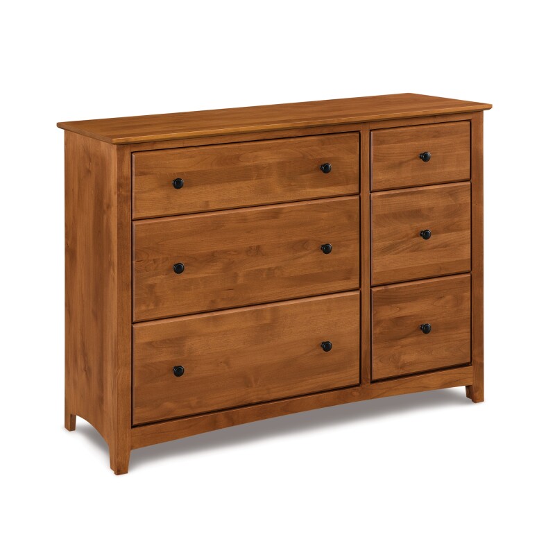 Shaker 6 Drawer Combo Dresser - 61561
