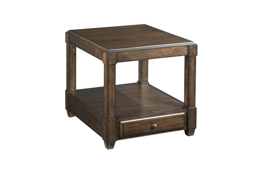 620915-105364564 Halsey Rectangular Drawer End Table - Image 1