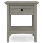 Revere One-Drawer End Table - 802-Bay / 02-Bronze Knob - Image 4