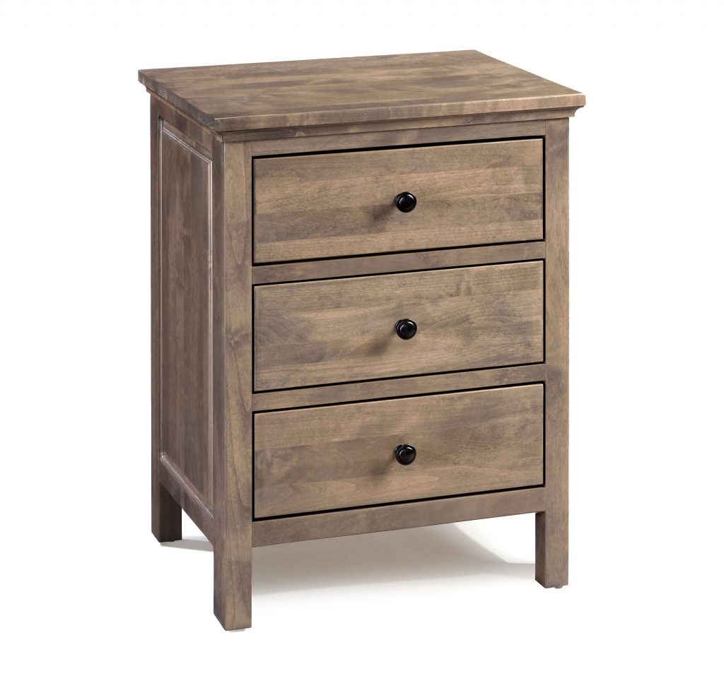 Heritage 3 Drawer Wide Nightstand - 62231