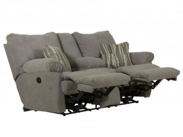 Sadler 241 Power Lay Flat Reclining Console Loveseat - Image 3