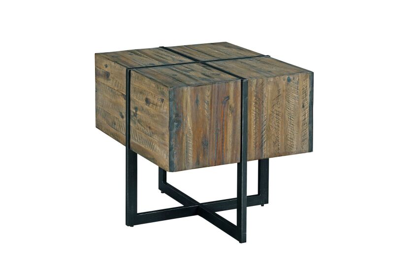 Modern Timber Accent End Table