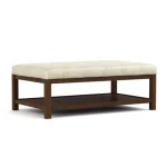 Origins Tufted Grid Cocktail Ottoman - Rectangular / 4904-15 / 801 Coast