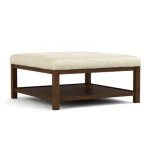 Origins Tufted Grid Cocktail Ottoman - Square / 4904-15 / 801 Coast