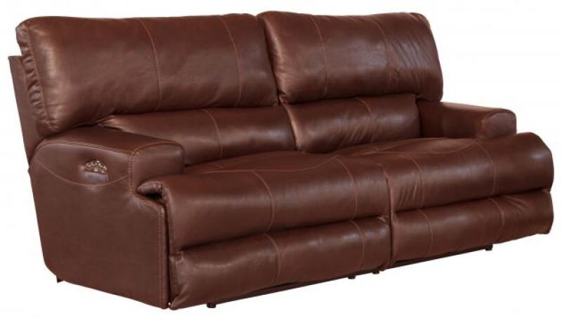 Wembley 458 Power Headrest Power Lay Flat Reclining Sofa