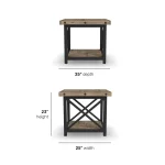 Carpenter Brown Lamp Table - Image 6