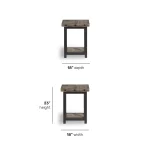 Carpenter Brown Chairside Table - Image 6