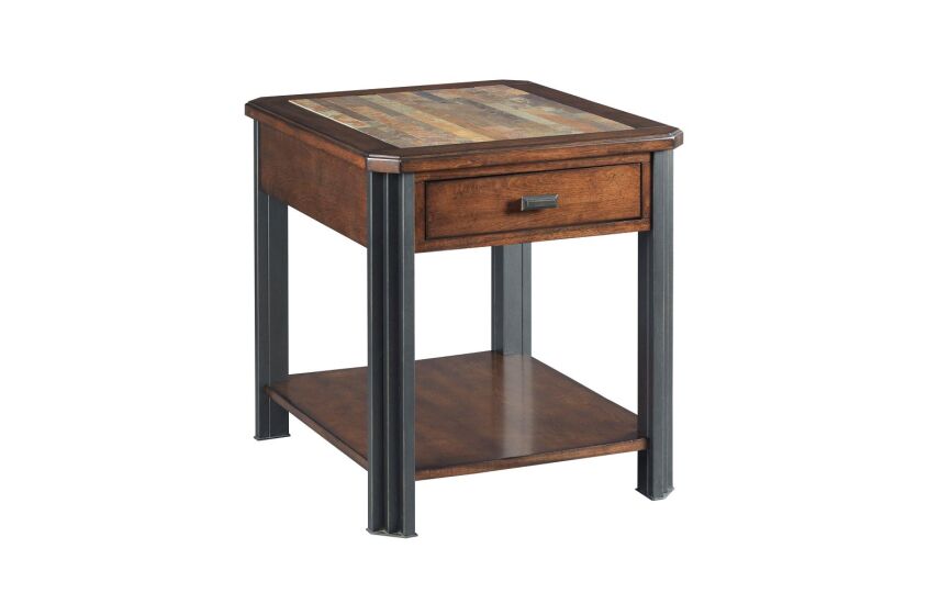 675915-105365026 Slaton-hamilton Rectangular Drawer End Table - Image 1