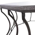 Audrey Wrought Iron Octagonal Outdoor Coffee Table 39 In. W X 16. 25 In. H - Image 5