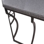 Audrey Wrought Iron Octagonal Outdoor Coffee Table 39 In. W X 16. 25 In. H - Image 7