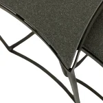 Herrin Wrought Iron Rectangle Outdoor Nesting Table 18 In. W X 20.75 In. H - Image 6